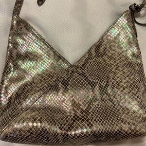 G.I.L.I envelope snakeskin purse